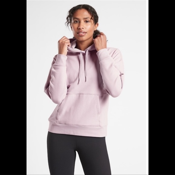 Athleta Tops - Athleta Retroplush Hoodie XL Shasta Purple Kangaroo Pocket Worn Twice